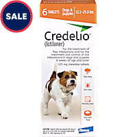 Credelio Chewable Tablets for Dogs 12.1-25 lbs