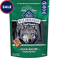 Blue Buffalo Wilderness Trail Treats High Protein Grain Free Duck Recipe Dog Biscuits Crunchy Dog Treats