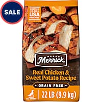 Merrick Premium Wholesome Natural Kibble with Real Chicken and Sweet Potato Grain Free Dry Adult Dog Food