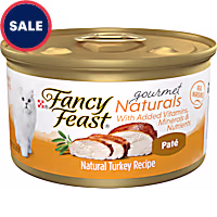 Fancy Feast Gourmet Naturals Turkey Recipe Pate Wet Cat Food