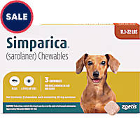 Simparica Chewable for Dogs 11.1-22 lbs.