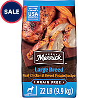 Merrick Grain Free Real Chicken & Sweet Potato Recipe Large Breed Dry Dog Food