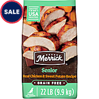 Merrick Grain Free Real Chicken & Sweet Potato Recipe Senior Dry Dog Food