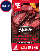 Merrick Grain Free Real Beef, Bison & Sweet Potato Recipe Dry Dog Food