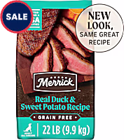 Merrick Grain Free Real Duck & Sweet Potato Recipe Dry Dog Food