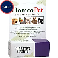 HomeoPet Digestive Upsets, Natural Pet Digestive Support, Digestive Supplement for Dogs, Cats, and Small Pets