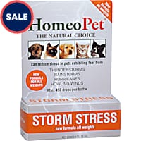 HomeoPet Storm Stress, Storm Anxiety Relief for Dogs, Cats, and Other Small Animals