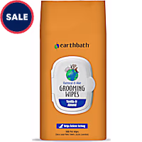 Earthbath Oatmeal & Aloe, Vanilla & Almond Grooming Wipes for Pets