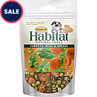 Higgins Habitat Natural Snack Carrots, Peas & Greens Treats for Rabbit