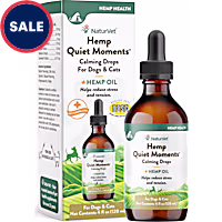 NaturVet Hemp Quiet Moments Calming Drops for Pets