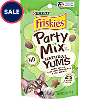 Friskies Party Mix Natural Yums Catnip Flavor Cat Treats
