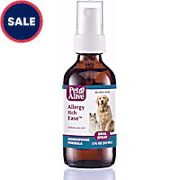 PetAlive Allergy Itch Ease Oral Spray Natural Homeopathic Formula for Pet Skin Allergies