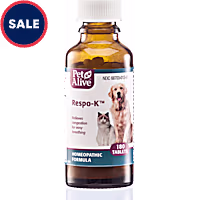 PetAlive Respo-K Homeopathic Formula for Pet Respiratory & Cold Symptoms Pet Tablets
