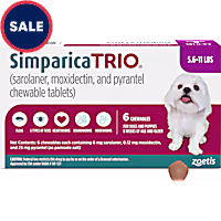 Simparica Trio for Dogs 5.6-11 lbs.