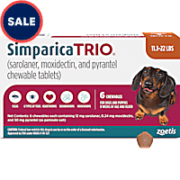 Simparica Trio for Dogs 11.1-22 lbs.