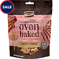 Merrick Oven Baked Cowboy Cookout Recipe with Real Beef and Bacon Natural, Crunchy Bag of Bacon Treats for Dogs