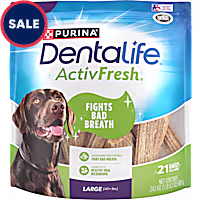 DentaLife ActivFresh Chicken Flavor Large Breed Adult Dental Chews for Dogs 40 lbs. and Up