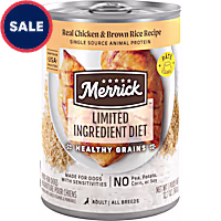 Merrick Limited Ingredient Diet Healthy Grains Real Chicken Recipe Wet Dog Food