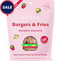 Bocce's Bakery Burgers and Fries Dog Biscuits