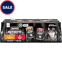 Merrick Backcountry Grain Free Real Beef & Chicken Dinner Recipes Premium Canned Dog Food Variety Pack