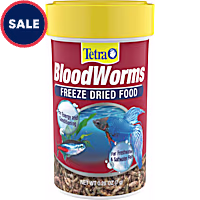 Tetra Bloodworms Freeze-Dried Food For Freshwater And Saltwater Fish