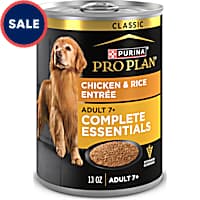 Purina Pro Plan 7 Plus Chicken and Rice Entree Classic for Senior Adult Wet Dog Food