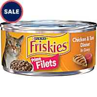 Friskies Prime Filets Chicken & Tuna Canned Cat Food in Gravy