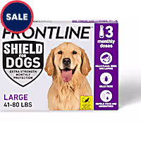 FRONTLINE Shield Flea & Tick Treatment for Dogs 41 - 80 lbs. (Purple)
