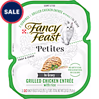 Fancy Feast Petites Grilled Chicken With Rice Entree Gourmet Gravy Wet Cat Food