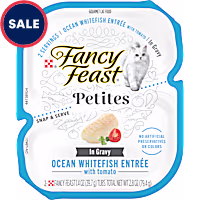 Fancy Feast Petites Ocean Whitefish With Tomato Entree Gourmet Gravy Wet Cat Food
