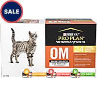 Purina Pro Plan Veterinary Diets OM Savory Selects Wet Cat Food Variety Pack