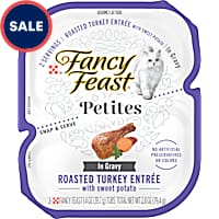 Fancy Feast Petites Roasted Turkey Entree with Sweet Potato in Gravy Wet Cat Food