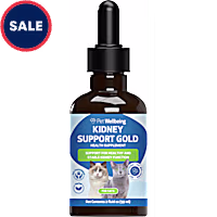 Pet Wellbeing Gold Natural Kidney Disease Support Supplement for Cats