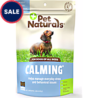 Pet Naturals Calming, All Natural Stress and Anxiety Reducing Chicken Liver Flavor for Cats and Dogs