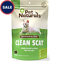 Pet Naturals Clean Scat, Digestive Support, Breath Freshner and Litter Box Odor Control Chewys for Cats