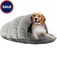 Covered pet bed online