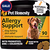 Pet Honesty Allergy Support Soft Chews for Dogs