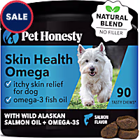 Pet Honesty Skin Health Omega Soft Chews for Dogs