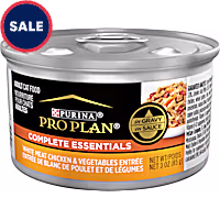 Purina Pro Plan Complete Essentials White Meat Chicken and Vegetable Entree in Gravy Wet Cat Food