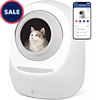 Casa Leo Leo's Loo Too Gray Covered Automatic Self-Cleaning Cat Litter Box