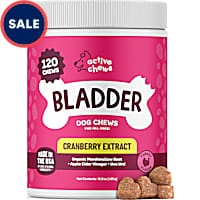 Active Chews Turkey Flavor Bladder Cranberry Chews for Dogs