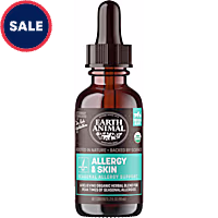 Earth Animal Natural Remedies Allergy & Skin Liquid Homeopathic Allergy Supplement for Dogs & Cats