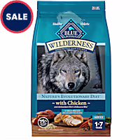 Blue Buffalo Wilderness Natural High-Protein Healthy Weight Chicken Recipe Dry Food for Large Breed Adult Dogs