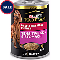 Purina Pro Plan Sensitive Skin and Stomach Beef and Oat Meal Entree Classic Wet Dog Food Pate