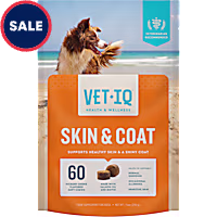 VetIQ Skin & Coat Hickory Smoke Flavor Soft Chew for Dogs