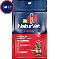 NaturVet Hickory Smoked Bacon Flavor, Aller-911 Allergy Aid Supplements for Dogs