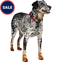Guardian Gear Fleece-Lined Boots for Dogs, Large, Blue