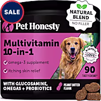 Pet Honesty 10 in 1 Multivitamins Peanut Butter Flavor for Dogs