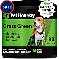 Pet Honesty Grass Green Turkey Flavor Soft Chews for Dogs