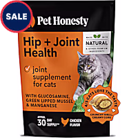 Pet Honesty Hip & Joint Health Chicken Flavor Dual Texture Chews for Cats
